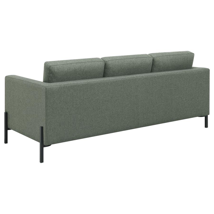 (image for) Tilly 2-piece Upholstered Track Arm Sofa Set Sage