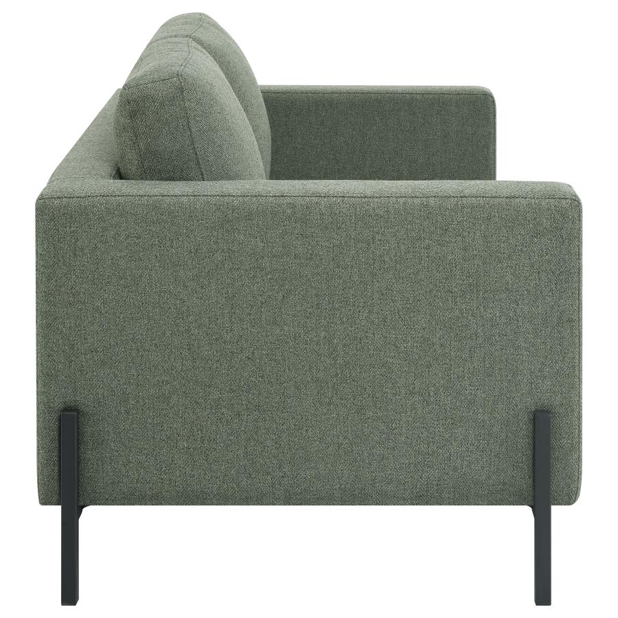 (image for) Tilly 2-piece Upholstered Track Arm Sofa Set Sage