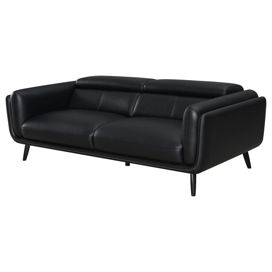 (image for) Shania Upholstered Low Back Sofa Black