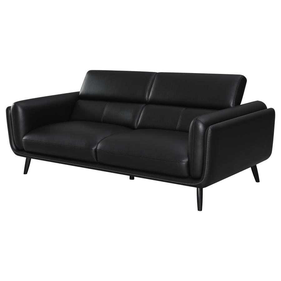 (image for) Shania Upholstered Low Back Sofa Black