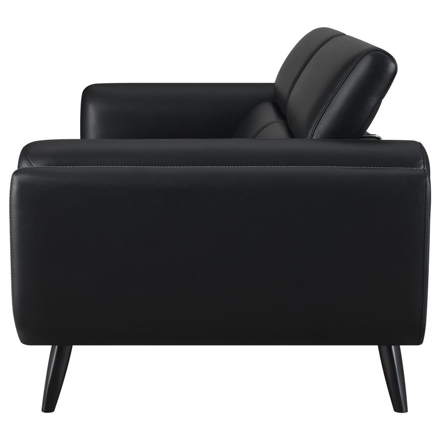 (image for) Shania Upholstered Low Back Sofa Black