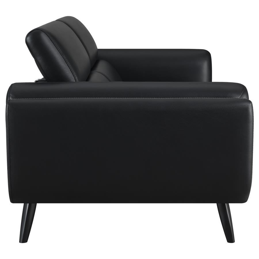 (image for) Shania Upholstered Low Back Sofa Black