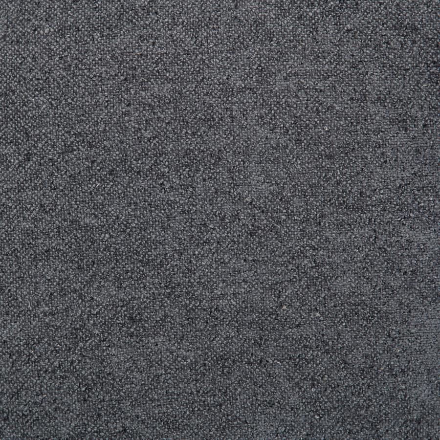 Octavia Upholstered Rectangular Ottoman Charcoal Grey