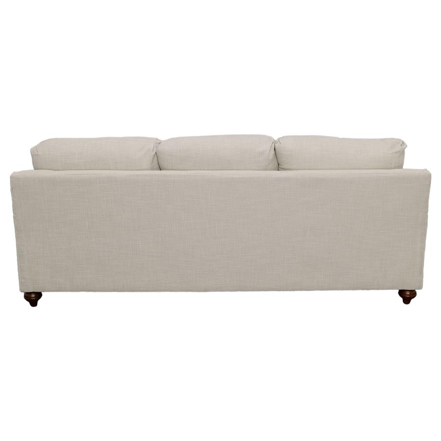 (image for) Glenn Upholstered English Arm Sofa Light Grey and Grey