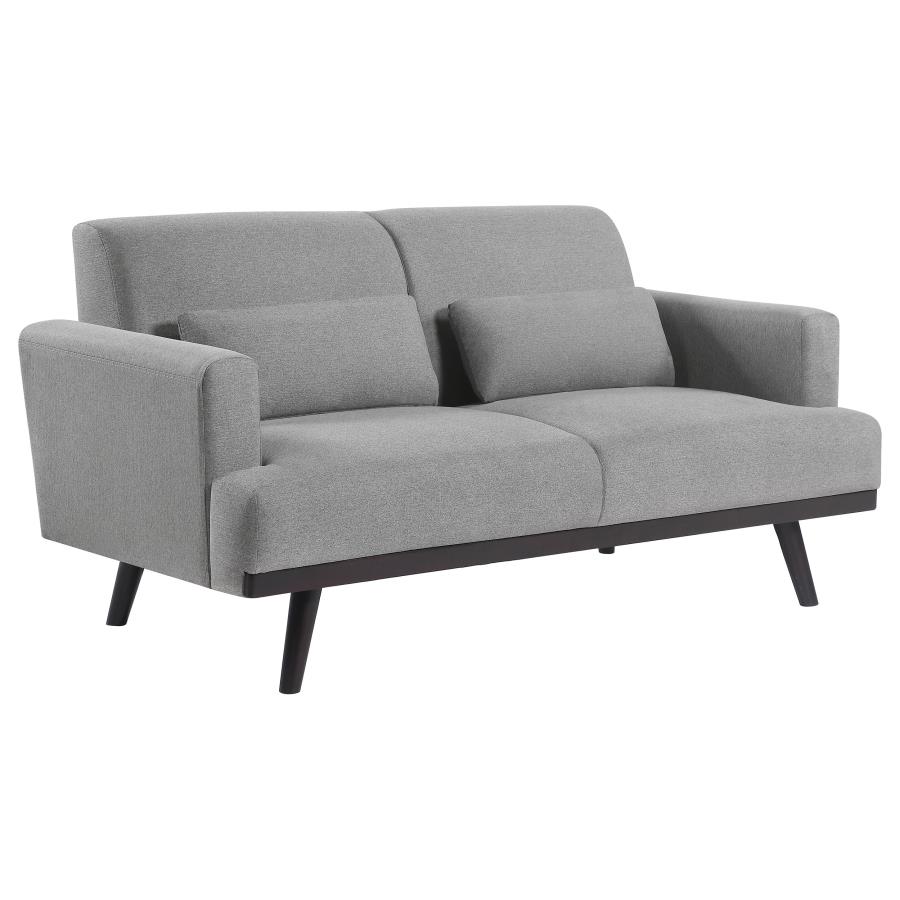 (image for) Blake 3-piece Upholstered Track Arm Sofa Set Sharkskin