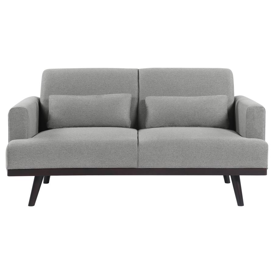 (image for) Blake Upholstered Track Arm Loveseat Sharkskin