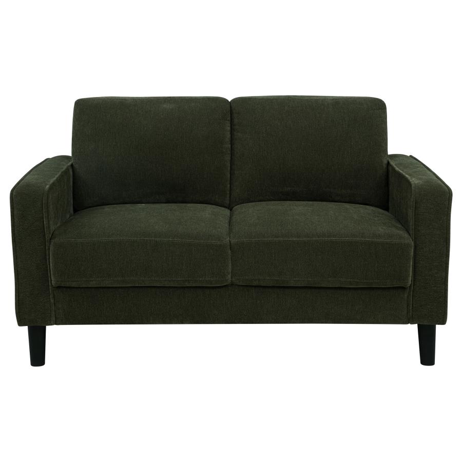 Ruth 3-piece Fabric Upholstered Track Arm Sofa Matcha Green