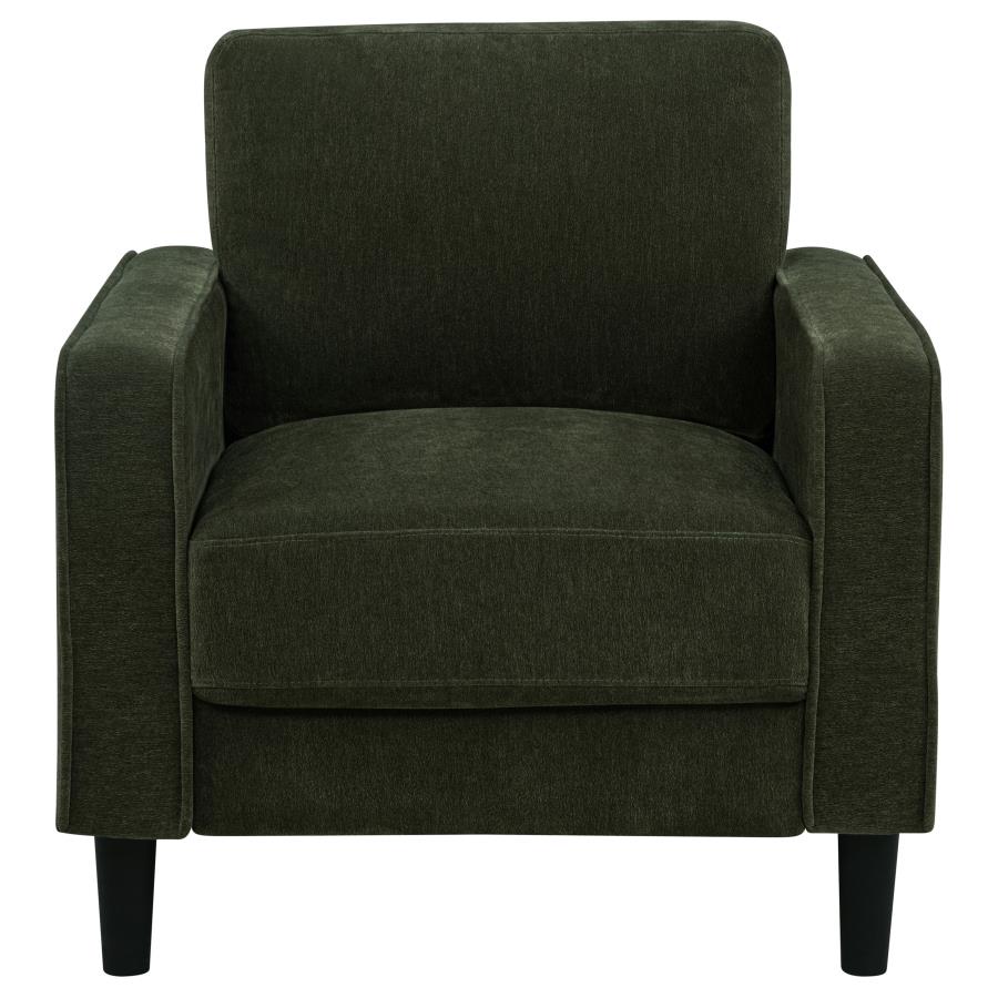 Ruth 3-piece Fabric Upholstered Track Arm Sofa Matcha Green