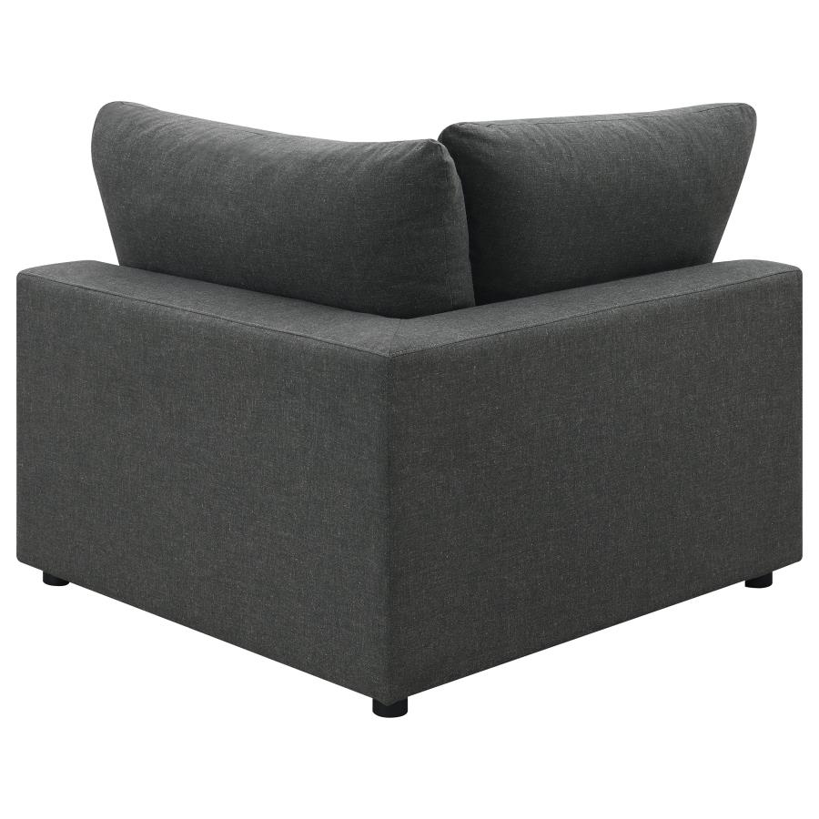 (image for) Serene Upholstered Corner Charcoal