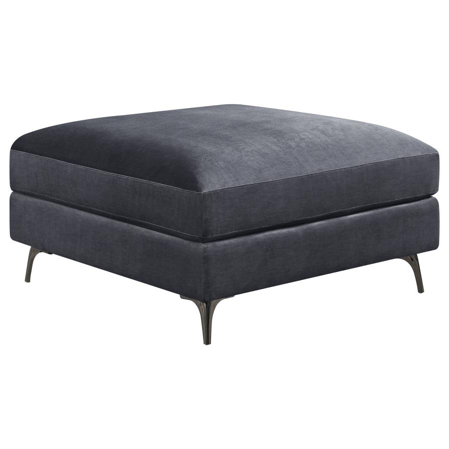 (image for) Schwartzman Modular Ottoman Charcoal - Click Image to Close