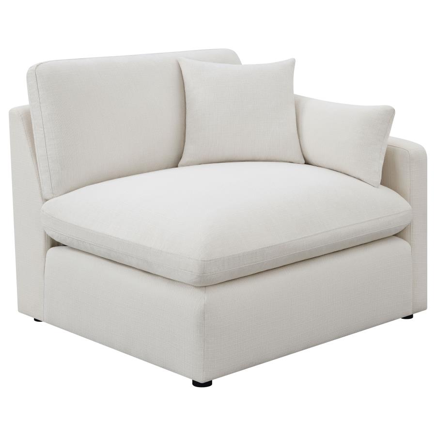 (image for) Hobson 6-piece Upholstered Modular Sectional Sofa Ivory