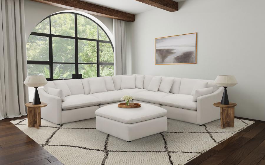 Modal Additional Images for Hobson Upholstered Corner Ivory