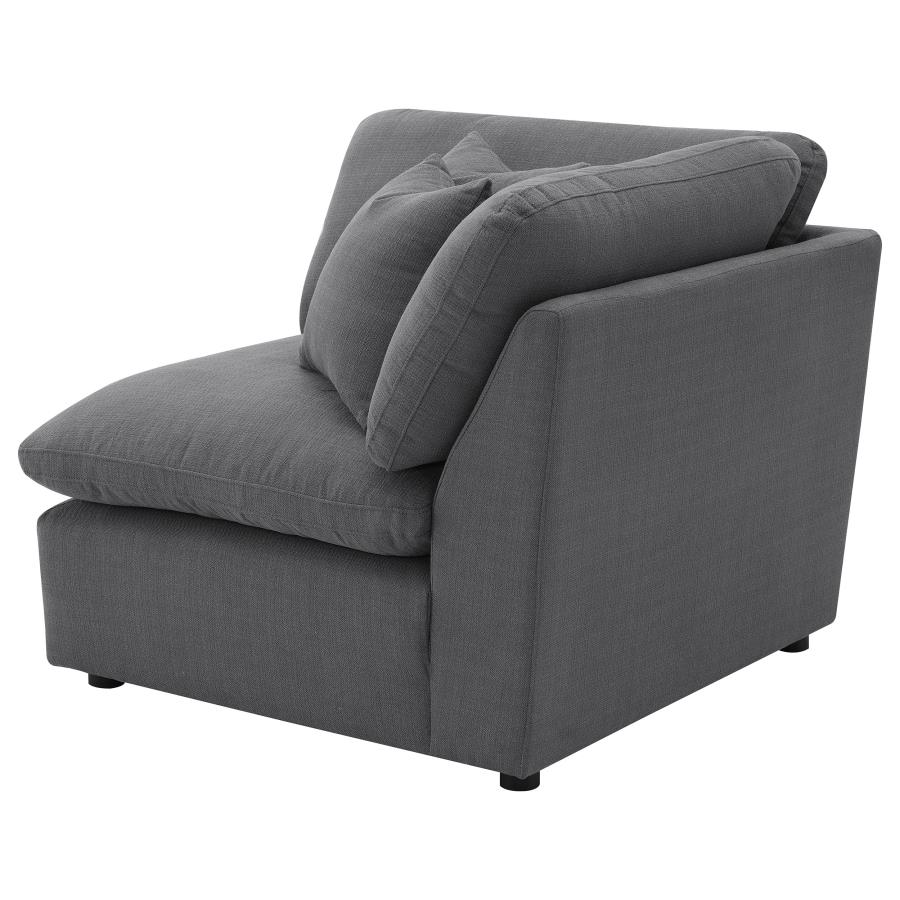 (image for) Hobson Upholstered Corner Charcoal