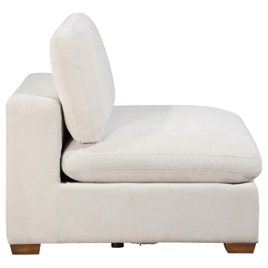 (image for) Lakeview Upholstered Armless Chair Ivory