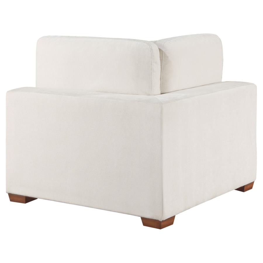 (image for) Lakeview Upholstered Corner Chair Ivory