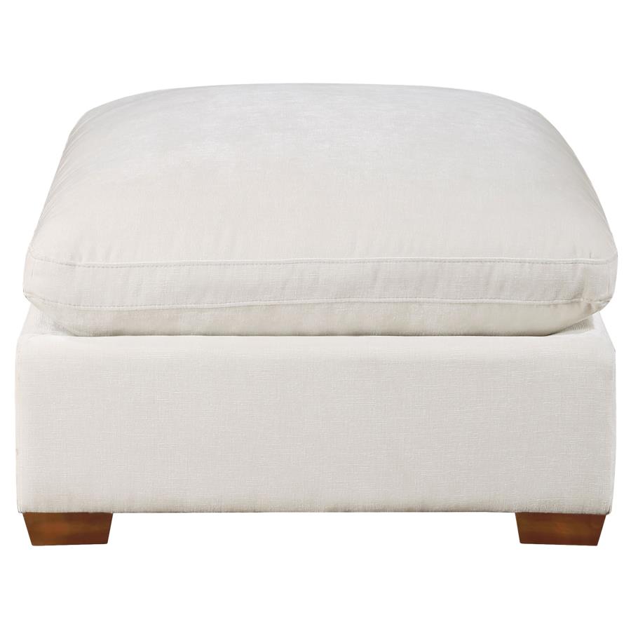 (image for) Lakeview Rectangular Upholstered Ottoman Ivory