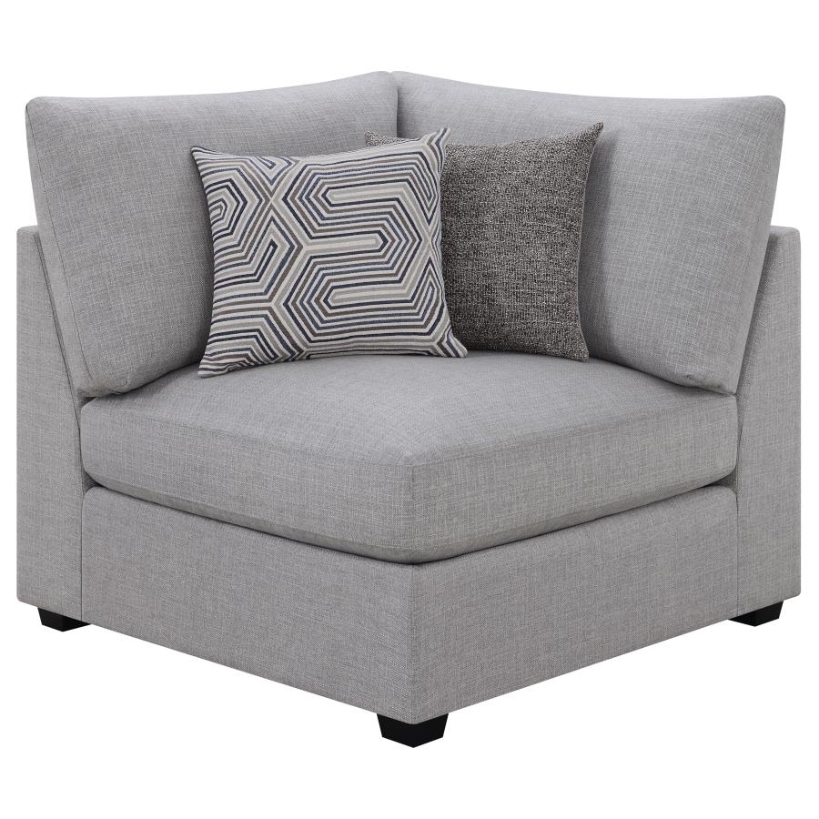 (image for) Cambria 4-piece Upholstered Modular Sectional Sofa Grey