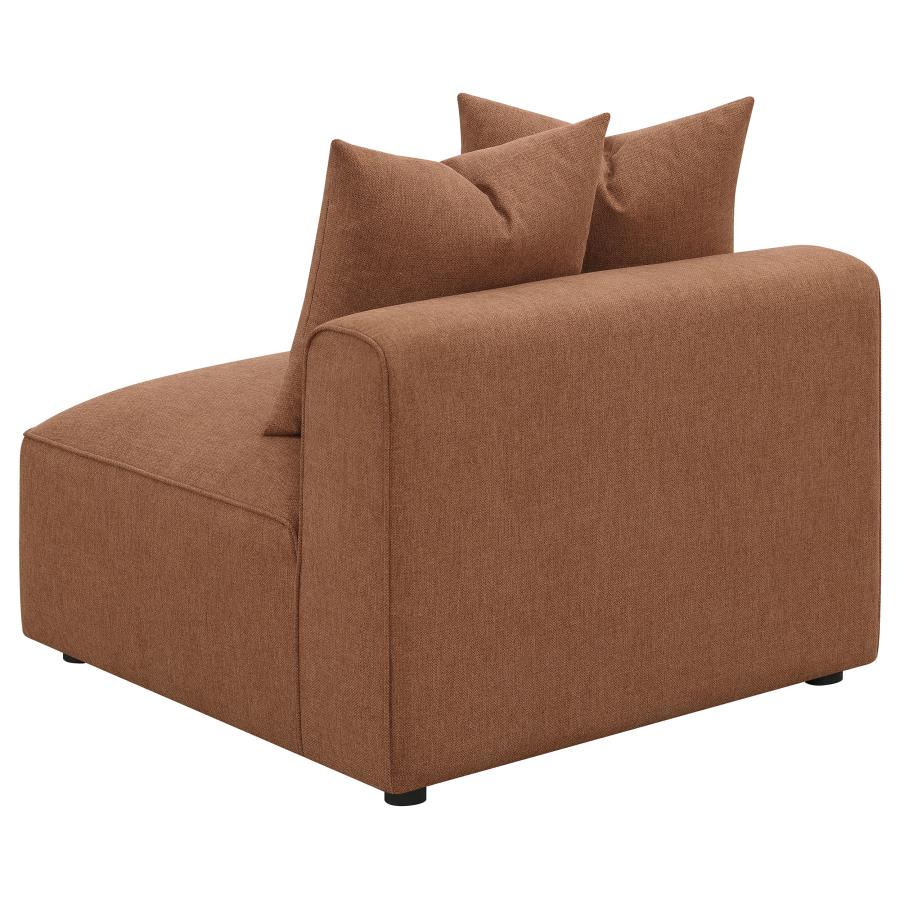 (image for) Jennifer 6-piece Upholstered Modular Sectional Terracotta