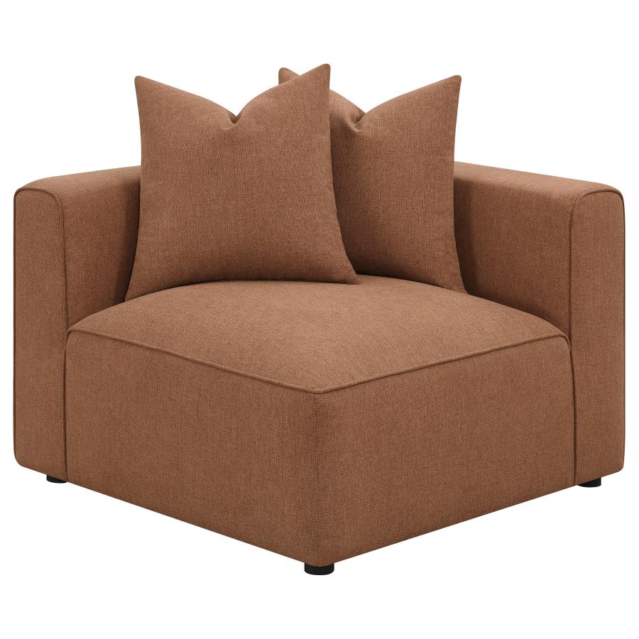 (image for) Jennifer 6-piece Upholstered Modular Sectional Terracotta