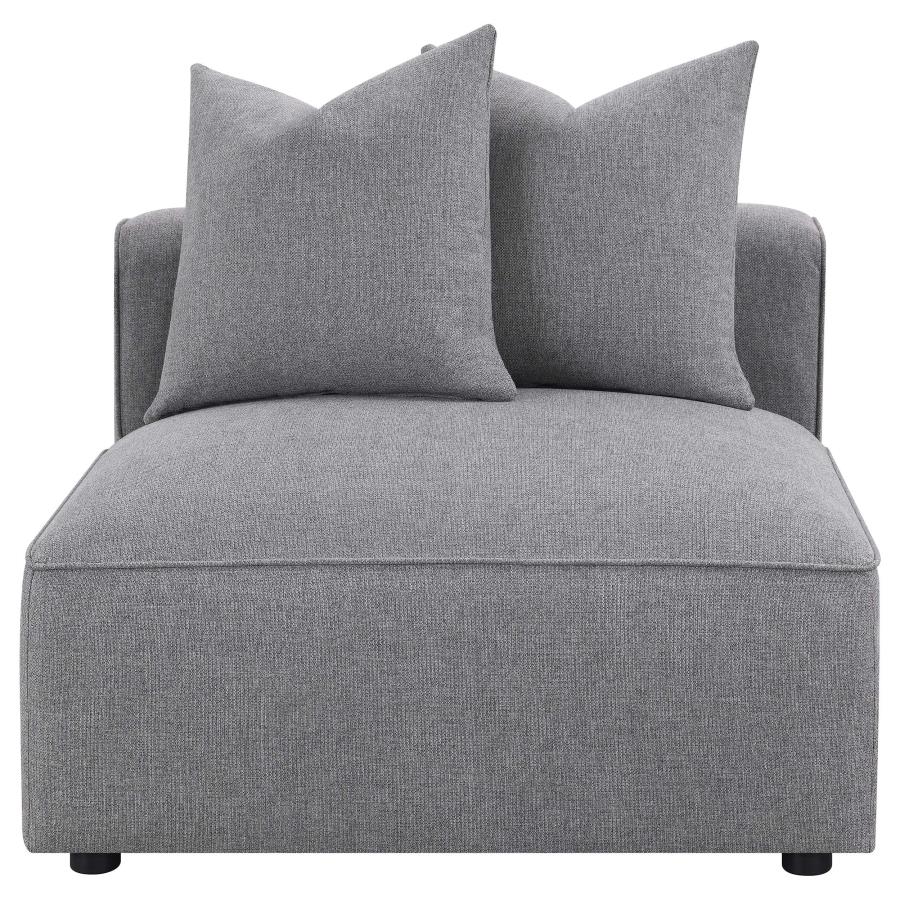 (image for) Jennifer 6-piece Upholstered Modular Sectional Grey