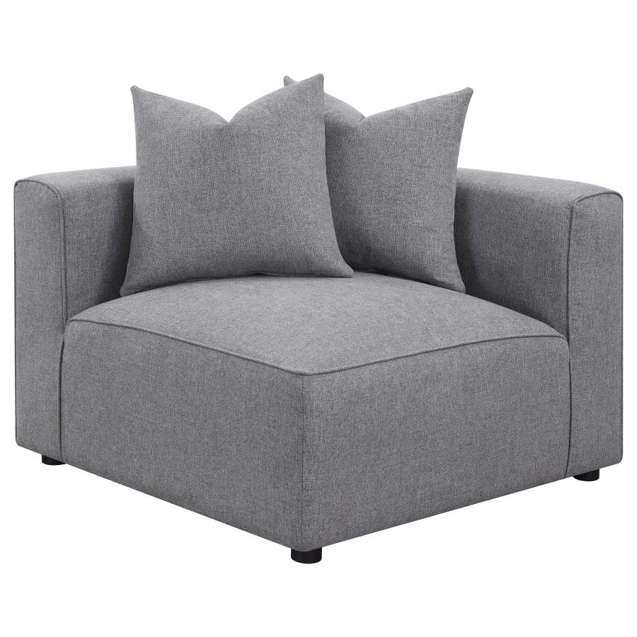 (image for) Jennifer 6-piece Upholstered Modular Sectional Grey