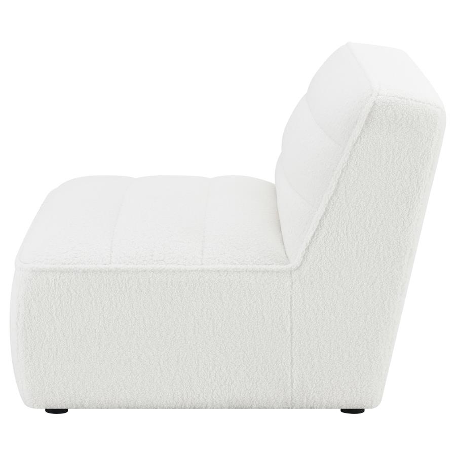 (image for) Sunny Upholstered Armless Chair Natural