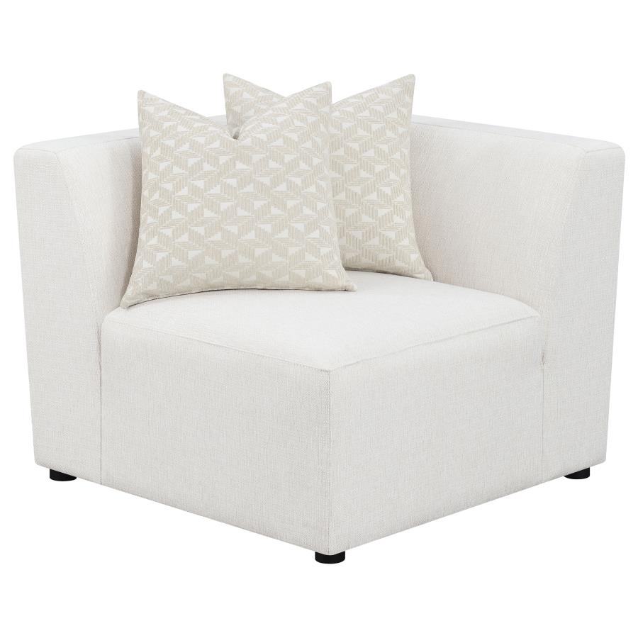 (image for) Freddie Upholstered Corner Chair Pearl