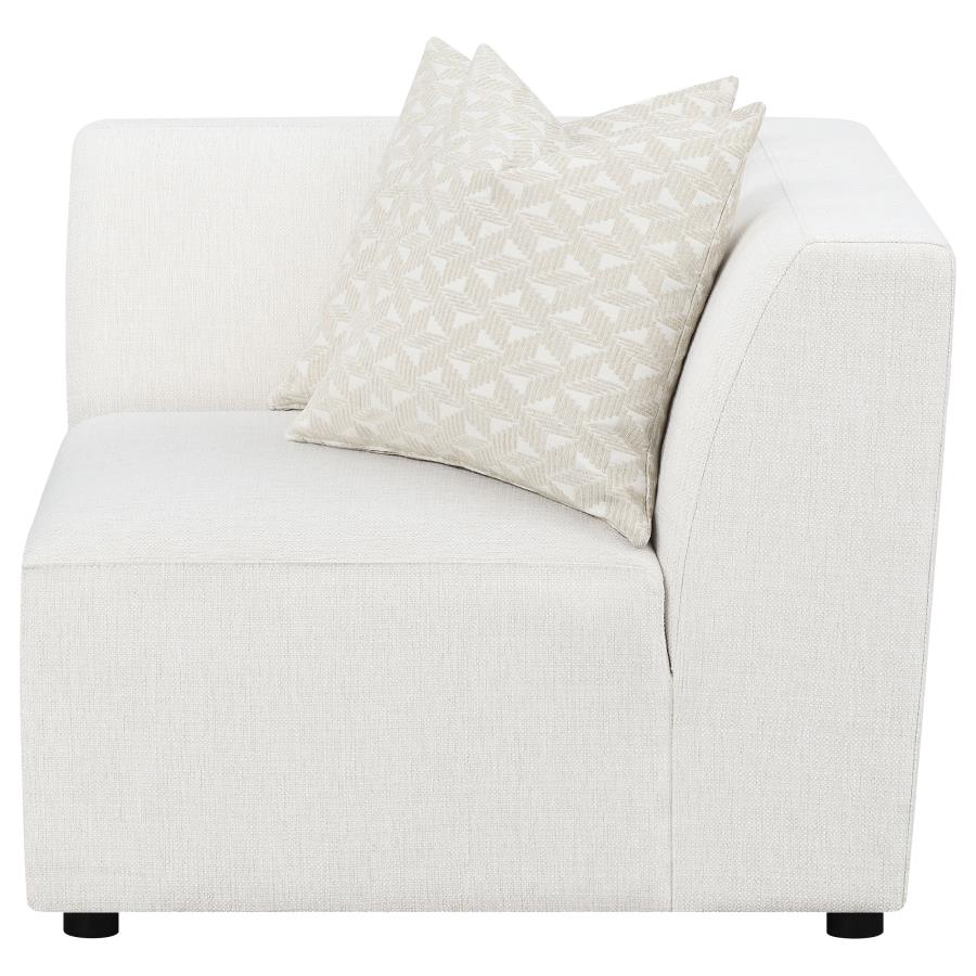 (image for) Freddie Upholstered Corner Chair Pearl