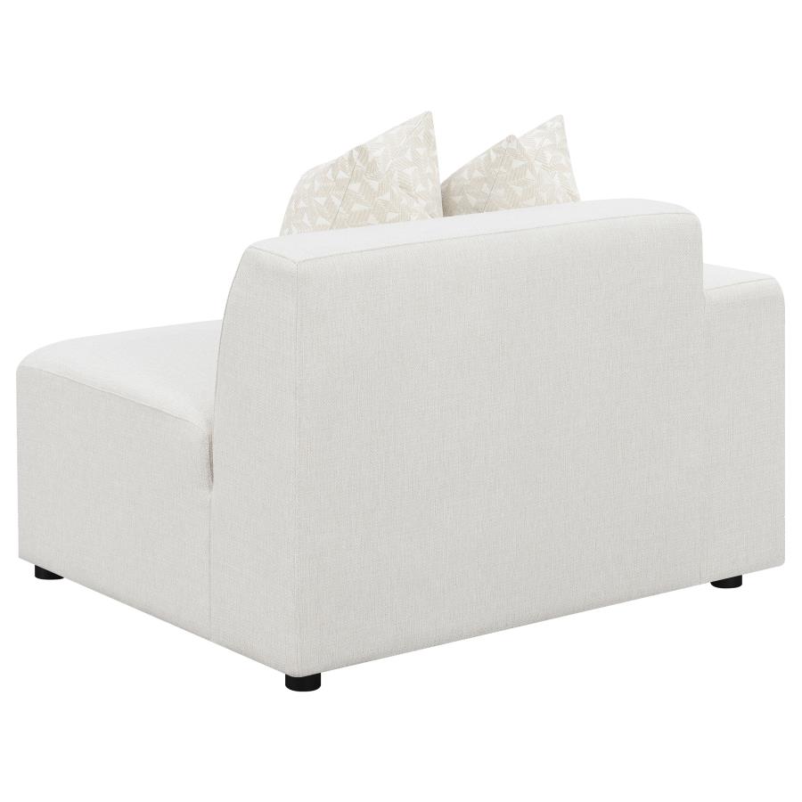 (image for) Freddie Upholstered LAF Chair Pearl