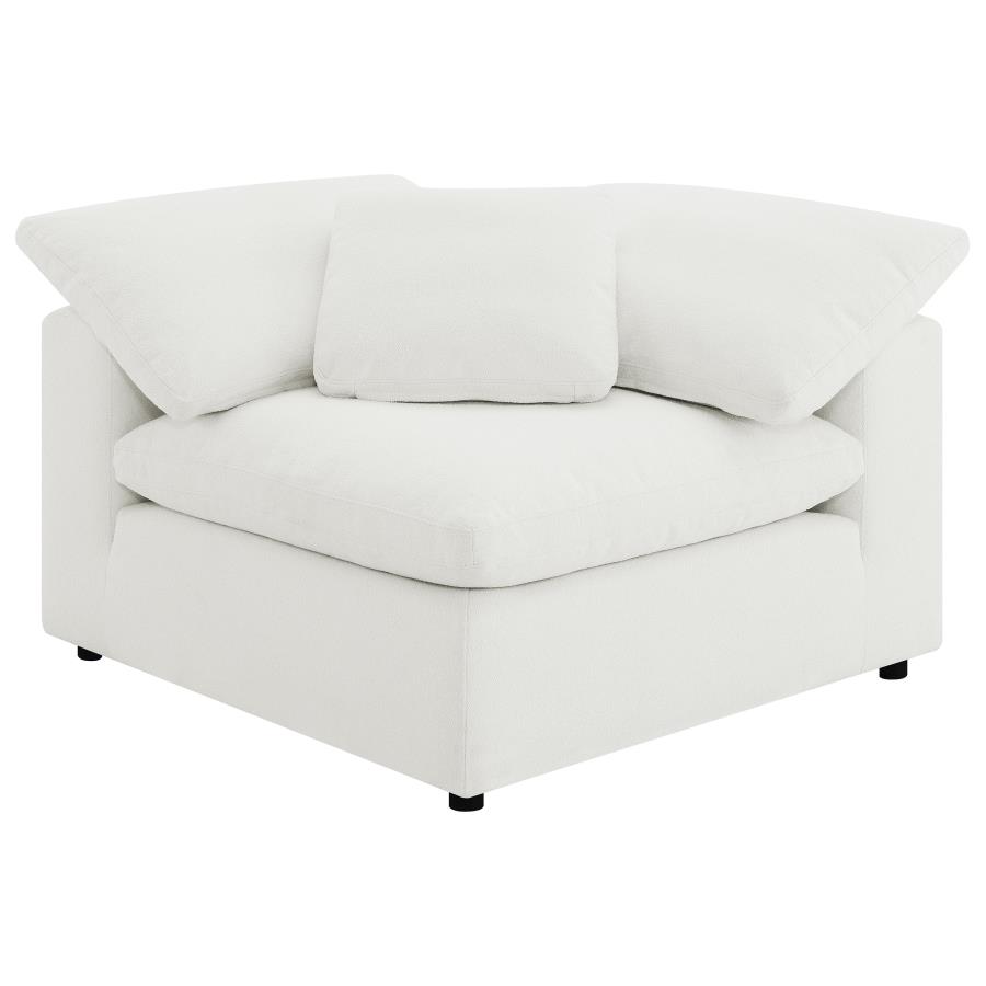 (image for) Raleigh 6-piece Boucle Upholstered Modular Sectional Ivory