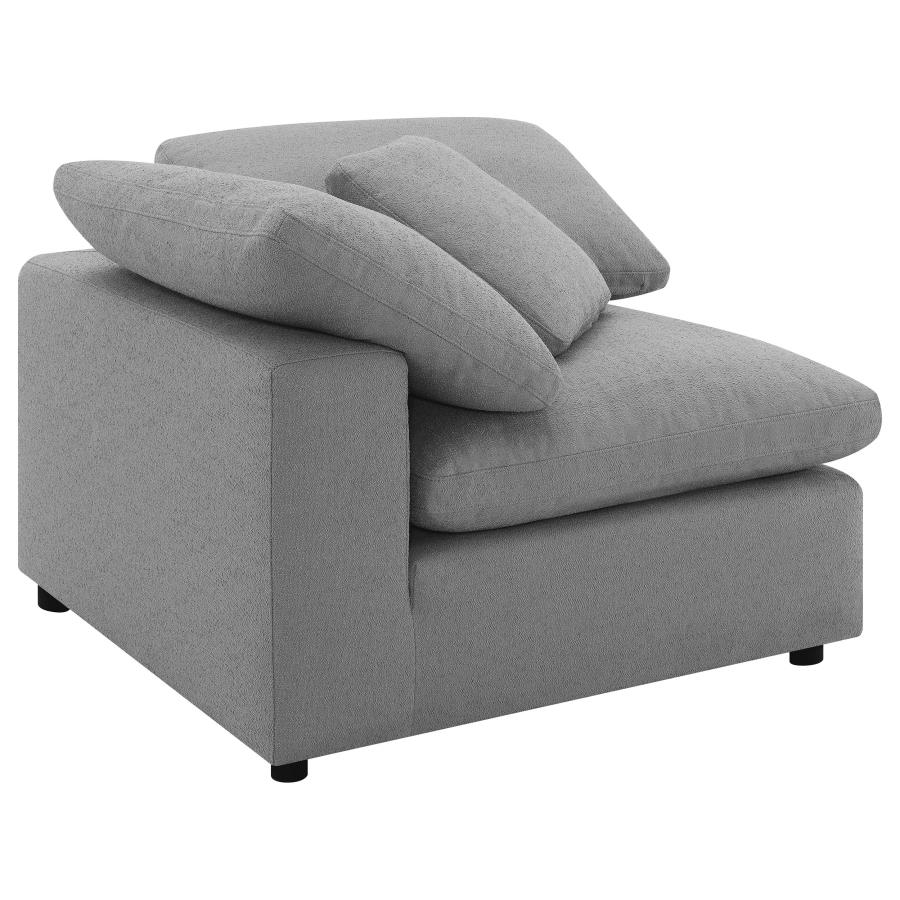 (image for) Raleigh 5-piece Boucle Upholstered Modular Sectional Grey