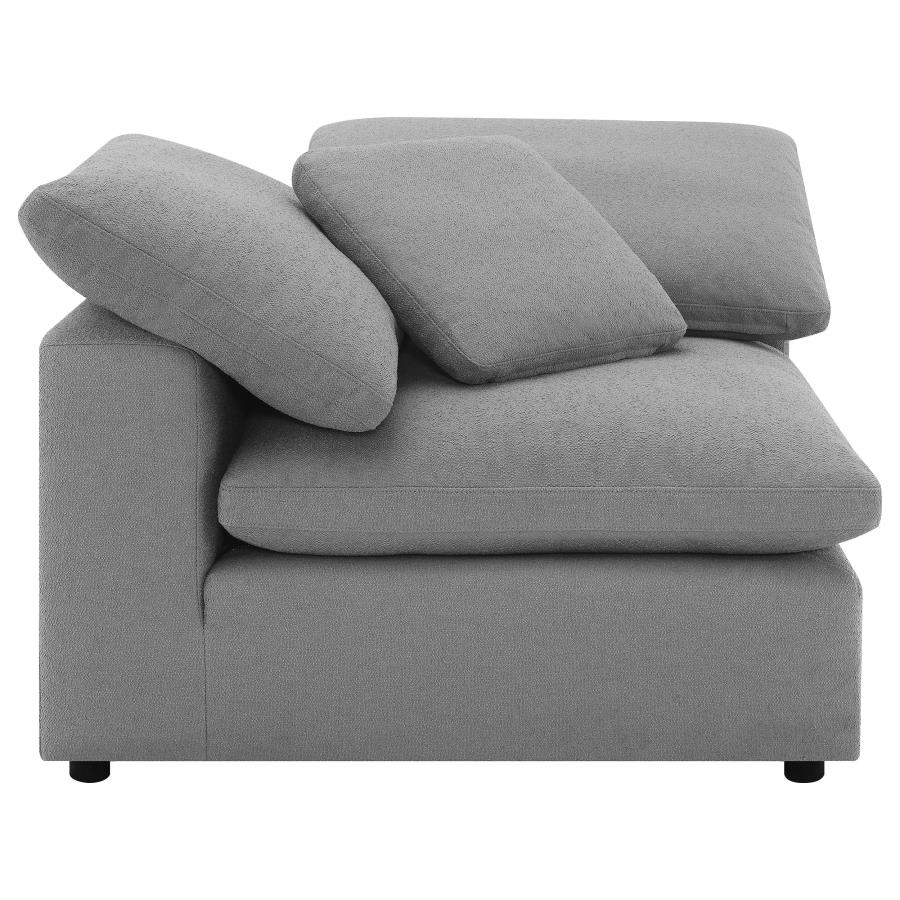 (image for) Raleigh 5-piece Boucle Upholstered Modular Sectional Grey