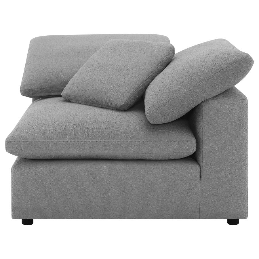 (image for) Raleigh 5-piece Boucle Upholstered Modular Sectional Grey