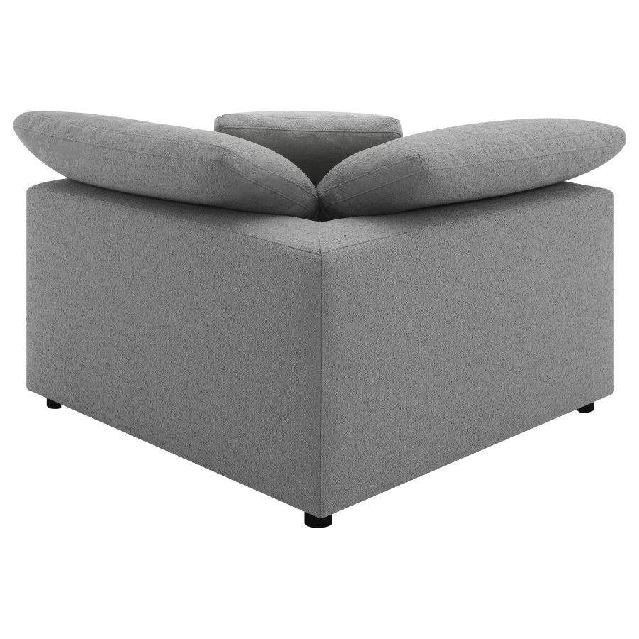 (image for) Raleigh Boucle Upholstered Corner Chair Grey