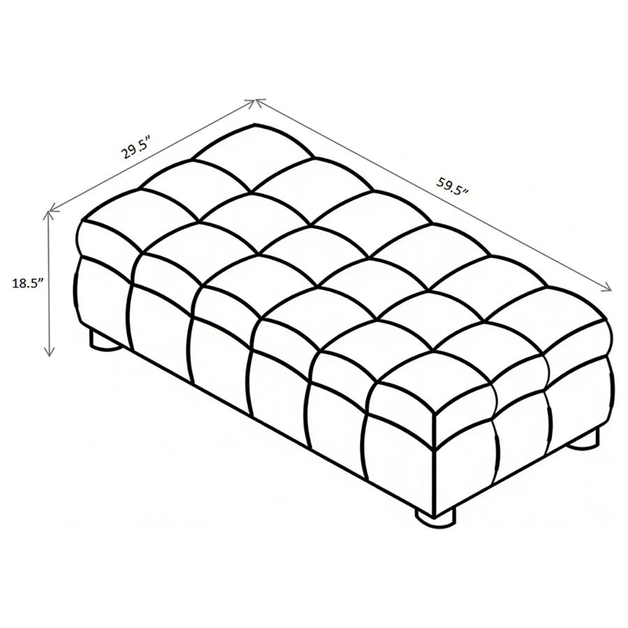 Modal Additional Images for Amara Upholstered Ottoman
