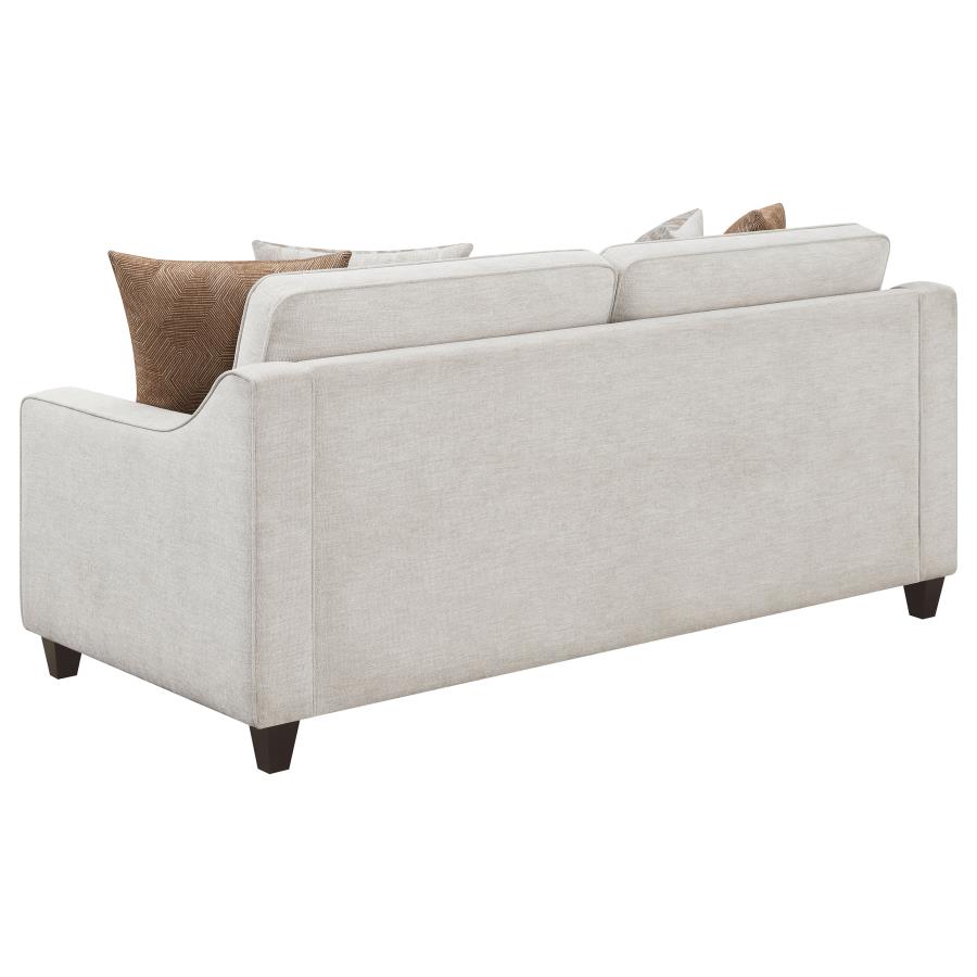 (image for) Christine Upholstered Sloped Arm Sofa Beige