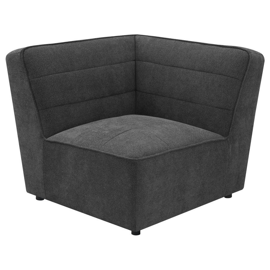 (image for) Sunny 6-piece Upholstered Modular Sectional Sofa Charcoal