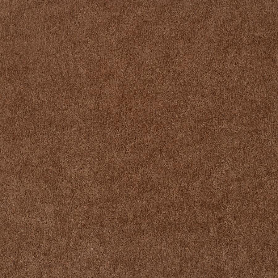Selma Velvet Upholstered Crescent Arm Sofa Rust