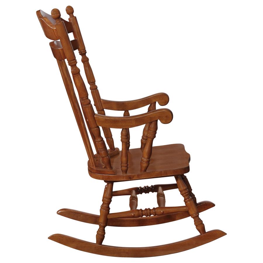 (image for) Aylin Solid Wood Rocking Chair Medium Brown