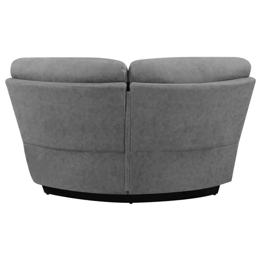 (image for) Higgins Upholstered Wedge Grey