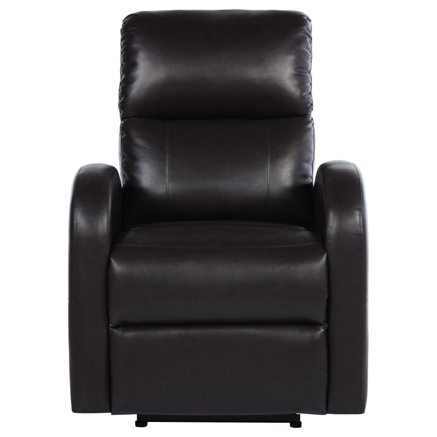 (image for) Grant Upholstered Power Recliner Chair Brown