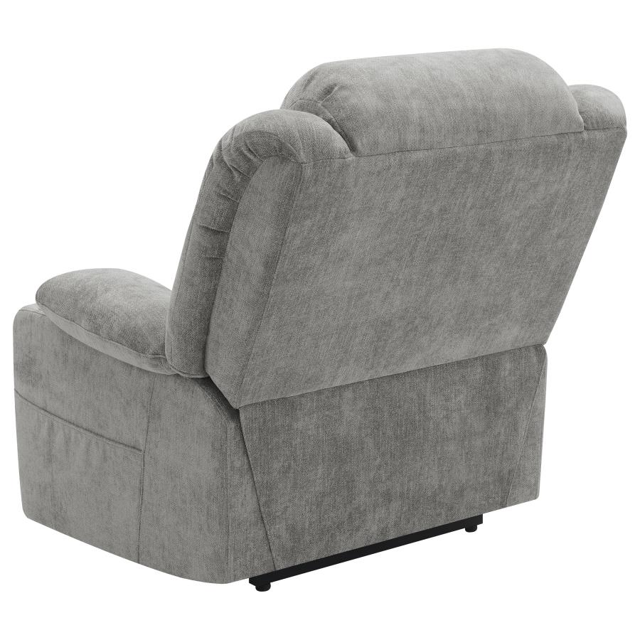 (image for) Houston Upholstered Power Lift Recliner Grey