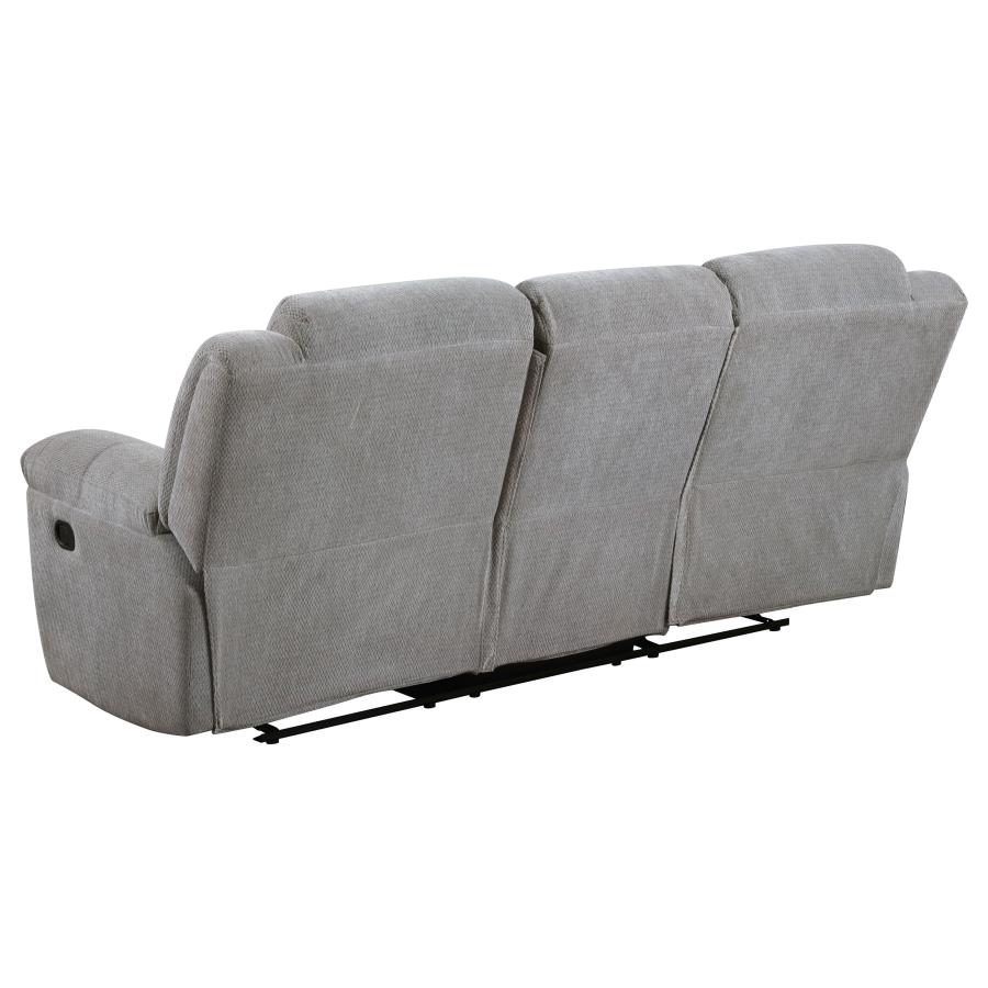 (image for) Gilson 3-piece Chenille Upholstered Sofa Set Grey