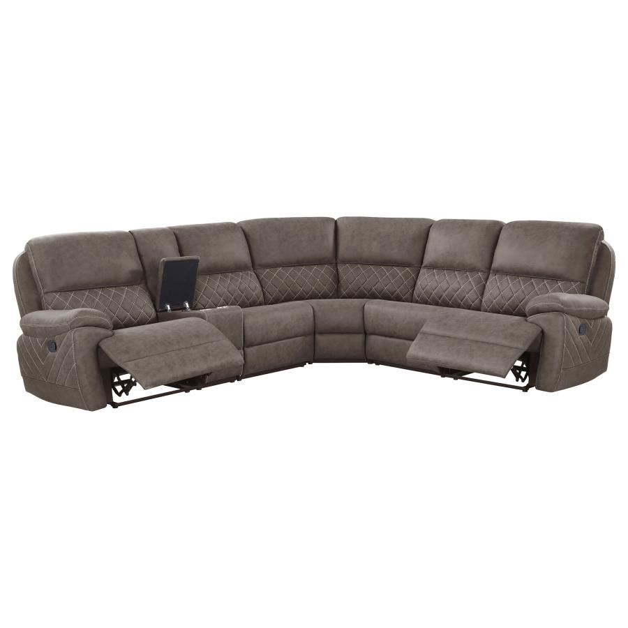 (image for) Variel Modular Sectional Armless Chair Brown