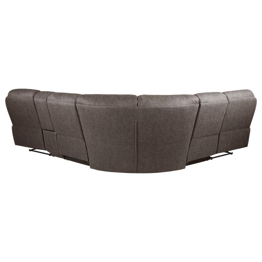 (image for) Variel Modular Sectional Armless Chair Brown