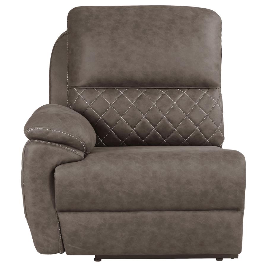 (image for) Variel Modular Sectional LAF Recliner Brown