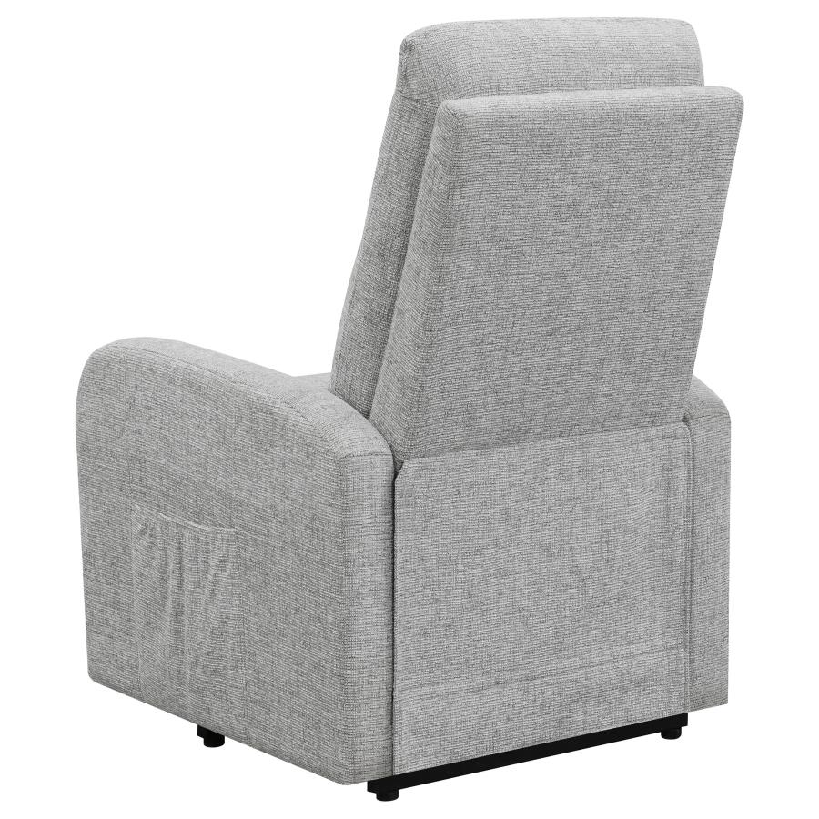 (image for) Howie Upholstered Power Lift Massage Chair Grey