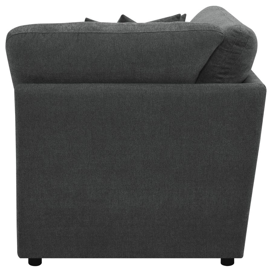 (image for) Collins Modular Corner Chair Dark Grey