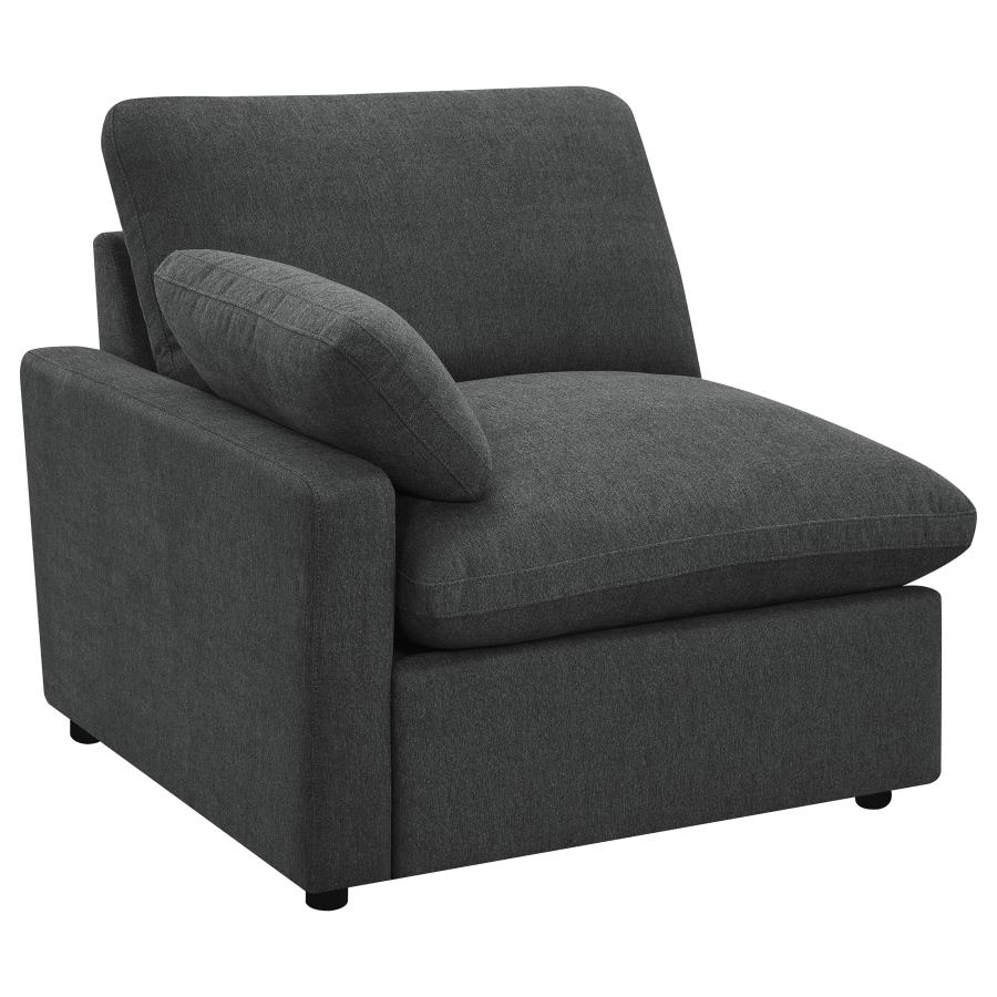 (image for) Collins Modular LAF Power Recliner Dark Grey - Click Image to Close