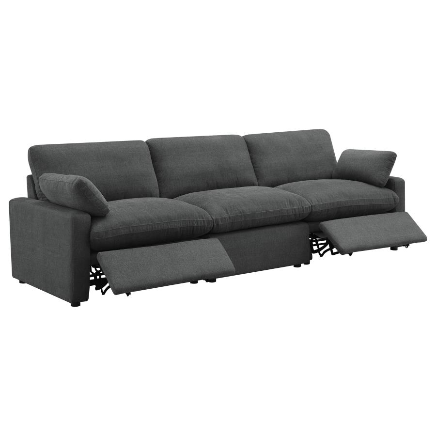 (image for) Collins Modular Power Sofa Dark Grey